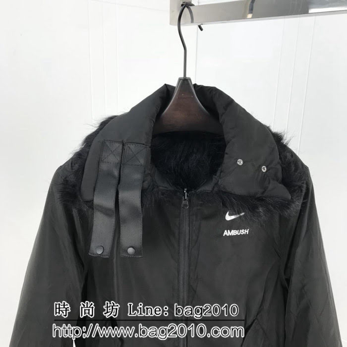 Nike x Ambush聯名 19ss早春 雙面毛絨皮草夾克外套 超級無敵大爆款 高版本情侶款 ydi2559